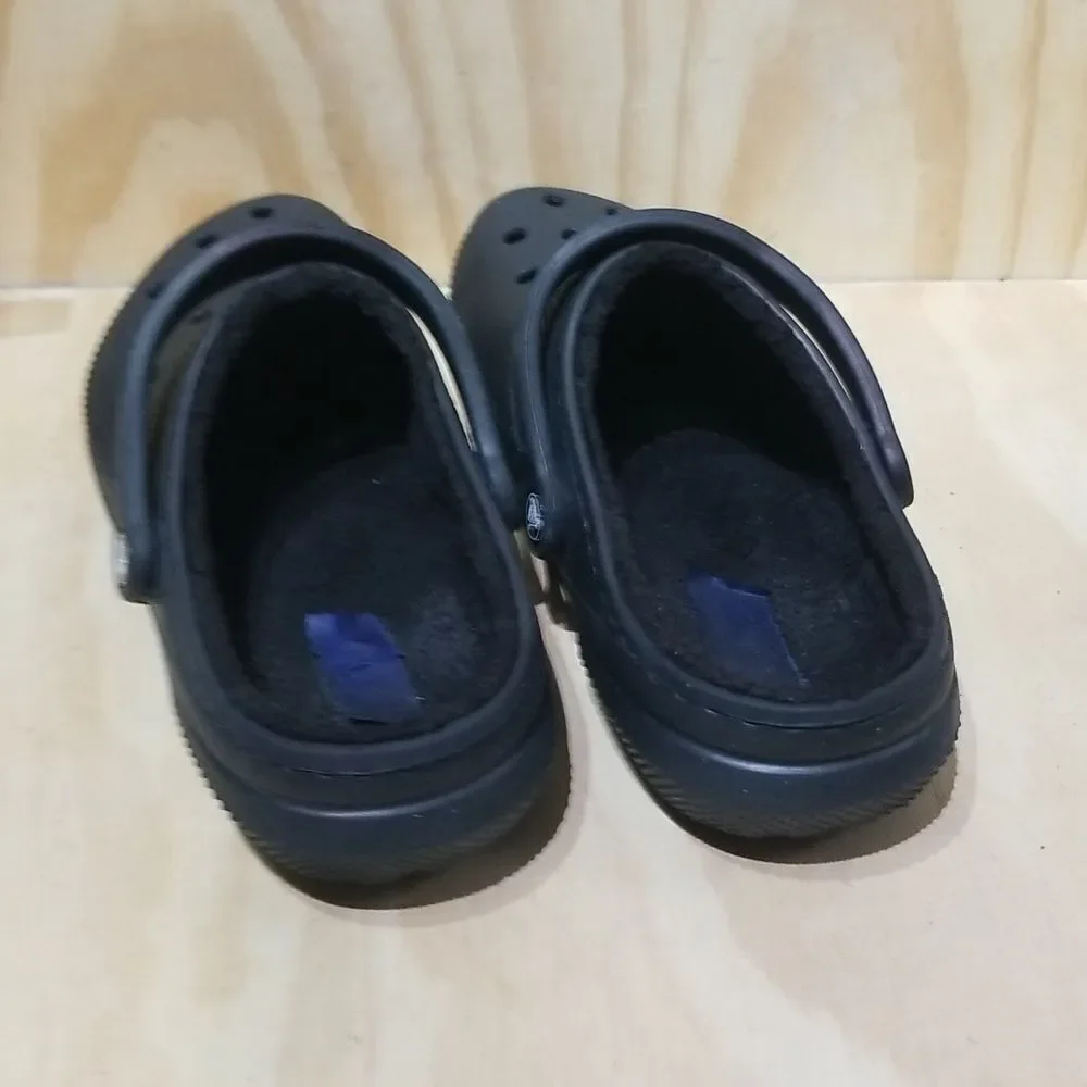 Crocs Men's Black Clogs Size Men's size 10,Wmn's Size 12